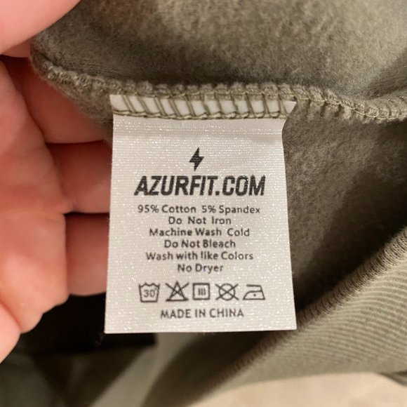 AZUR FIT LAUREL ULTRA LUXE HOODIE OLIVE XL - Picture 9 of 9